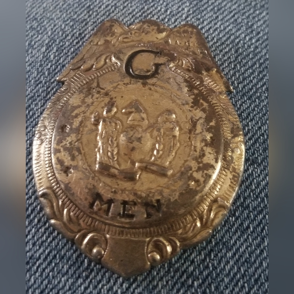 Vintage G-Men Jr Badge